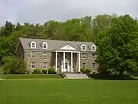 Luckey Memorial Building.  Home of the Office of the President, as well as other administrative offices.