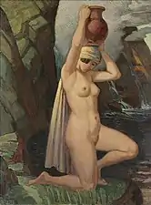 Kneeling Woman with Jug