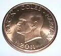 2011 1 Puffin coin
