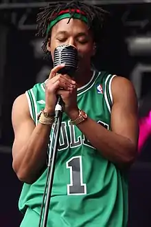 Lupe Fiasco performing in 2012