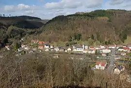 A general view of Lutzelbourg