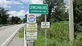 Corporation limit sign