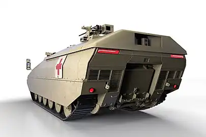 Lynx in ambulance configuration.