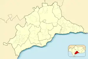 Málaga is located in Province of Málaga