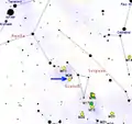 Map showing the location of M26 (Roberto Mura)