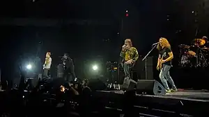 My Chemical Romance on stage in Oklahoma, August 20th 2022.