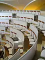Operating theater tiered seating under the dome