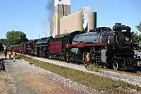 CP No. 2816 doubleheading with Milwaukee Road 261 on September 15, 2007.