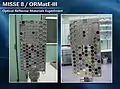 MISSE-8 ORMatE-III plate from NASA Select TV