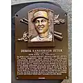 MLB HOF Derek Jeter Plaque