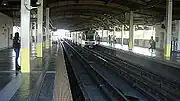 Panoramic view of the station