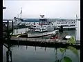 MS Mount Washington at dock along with her smaller sister ship the MV Sophie C