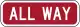 R1-3P: All way (plaque)