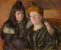 Madame Gaillard and Her Daughter Marie-Thérèse (1899), pastel, Reynolda House Museum of American Art
