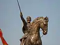 Statue of Chatrapati Shivaji Maharaj near fort