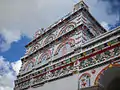 Details on the outer walls of the main temple.