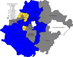 2011 results map