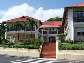 The town hall of Vieux-Fort