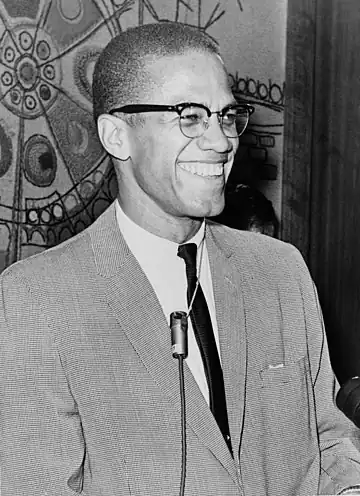 Image 9Malcolm X (born Malcolm Little; May 19, 1925&nbsp;– February 21, 1965), also known as El-Hajj Malik El-Shabazz, was an African American Muslim minister, public speaker, and human rights activist.Credit:Usmanmiski