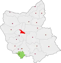 Location of Malekan County in&nbsp;East&nbsp;Azerbaijan&nbsp;province