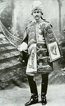 Malik Umar Hayat Khan serving as Assistant Delhi Herald Extraordinary in 1911.