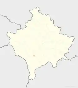 Location of the municipality of Mamushë within Kosovo
