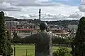 Nelson Mandela statue embracing the nation