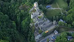 Niederburg, 2015 aerial photograph