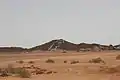 Map of Western Sahara on a hill near Tifariti, 2009
