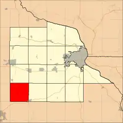 Location in Dubuque County