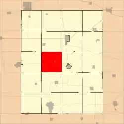Location in Fayette County