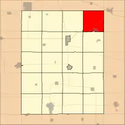 Location in Fayette County