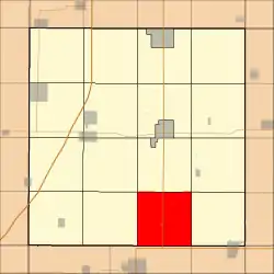 Location in Franklin County