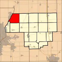 Location in Woodford County