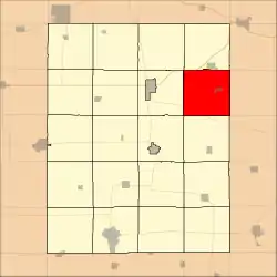 Location in Fayette County