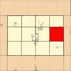 Location in Dickinson County