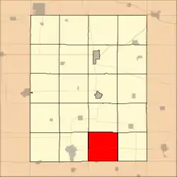 Location in Fayette County