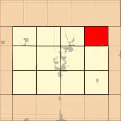 Location in Dickinson County