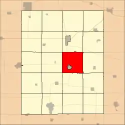 Location in Fayette County