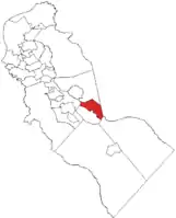 Berlin Township highlighted in Camden County. Inset: Location of Camden County in the State of New Jersey.