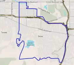 Encino as mapped by the Los Angeles Times