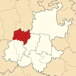 Location in Gauteng