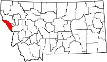 Mineral County map