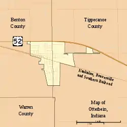 Map of Otterbein