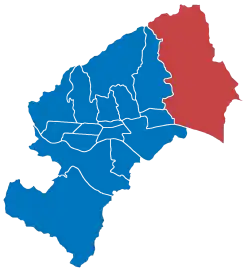Sevete district within Zagreb