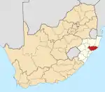 King Cetshwayo District within South Africa