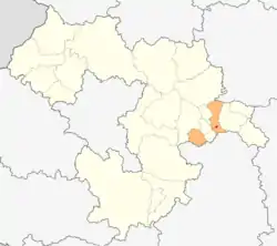 Location within Sofia Province
