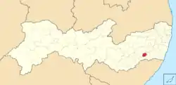 Location in Pernambuco state