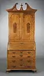 Maple secretary; circa 1790; maple and brass; height: 242.57&nbsp;cm; Los Angeles County Museum of Art (US)