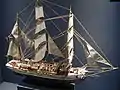 Scale model at the Oceanographic Museum of Monaco, made for the "Voyages en Océanographie" exhibition (24 July 2003 - 30 April 2006).